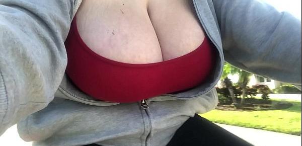  Morning Bike Ride With My Big Bouncy Boobs